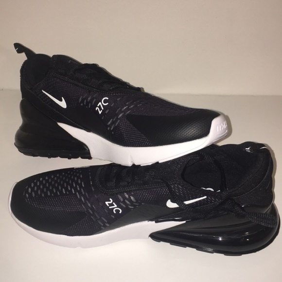Men's Nike Air Max 270 Black/White/Anthracite - Picture 5 of 6
